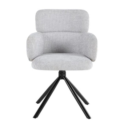 Tuscany Grey 360 Swivel Chair - ASR Interiors
