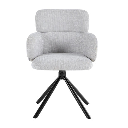 Tuscany Grey 360 Swivel Chair - ASR Interiors