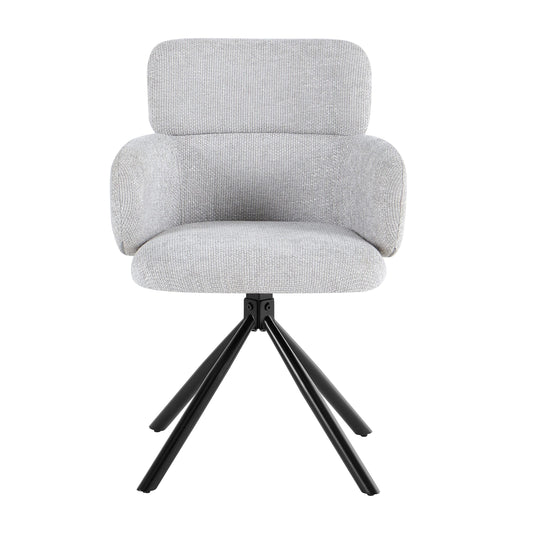 Tuscany Grey 360 Swivel Chair - ASR Interiors