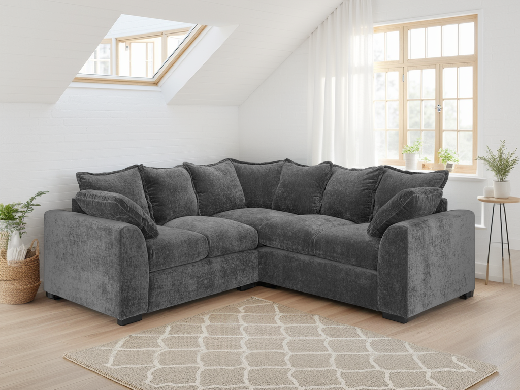 Colbee Sofa Grey Large Corner